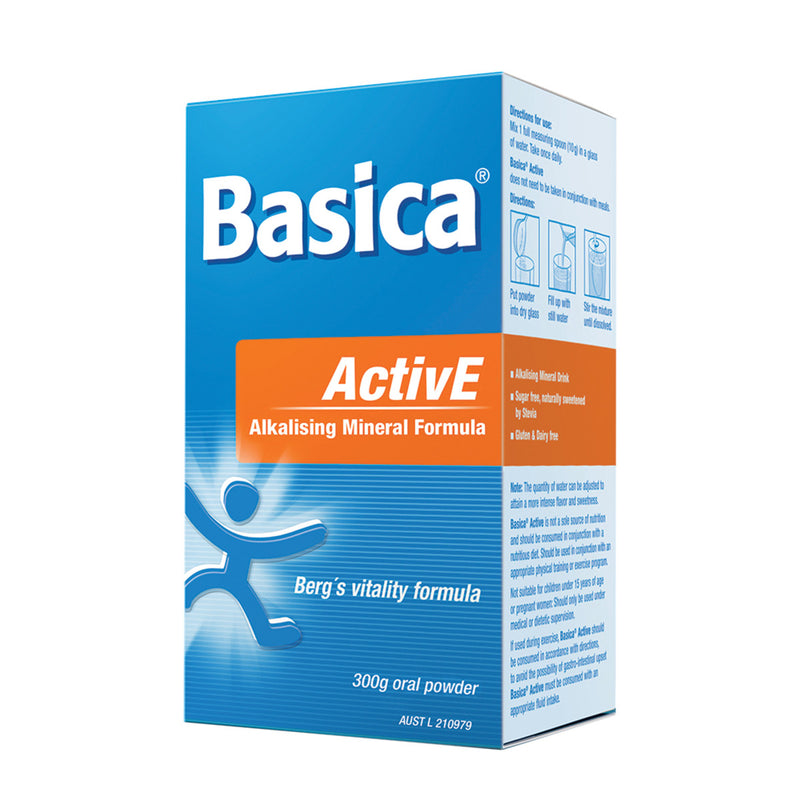 Basica Activ E Alkalising Mineral Drink 300g