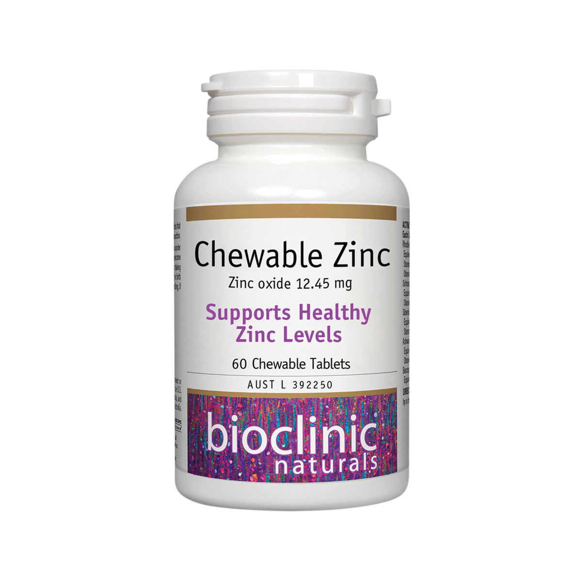 Chewable Zinc 60 tabs - Floralia Wellness
