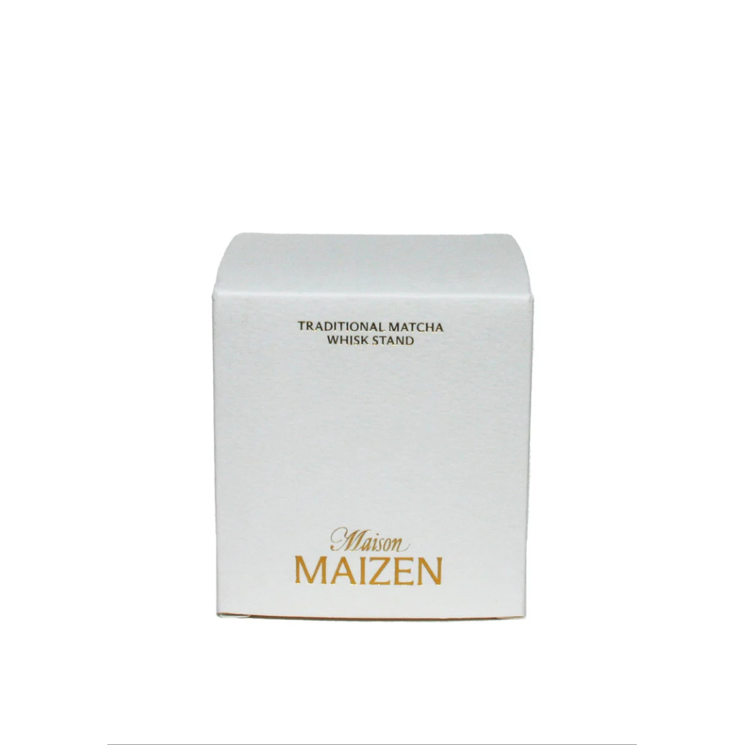 Maison Maizen Ceramic Whisk Stand, White