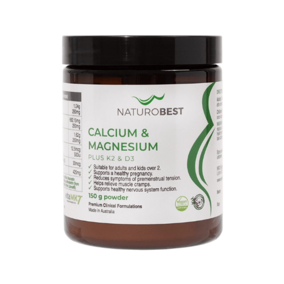 Calcium &amp; Magnesium Plus K2 &amp; D3 150g