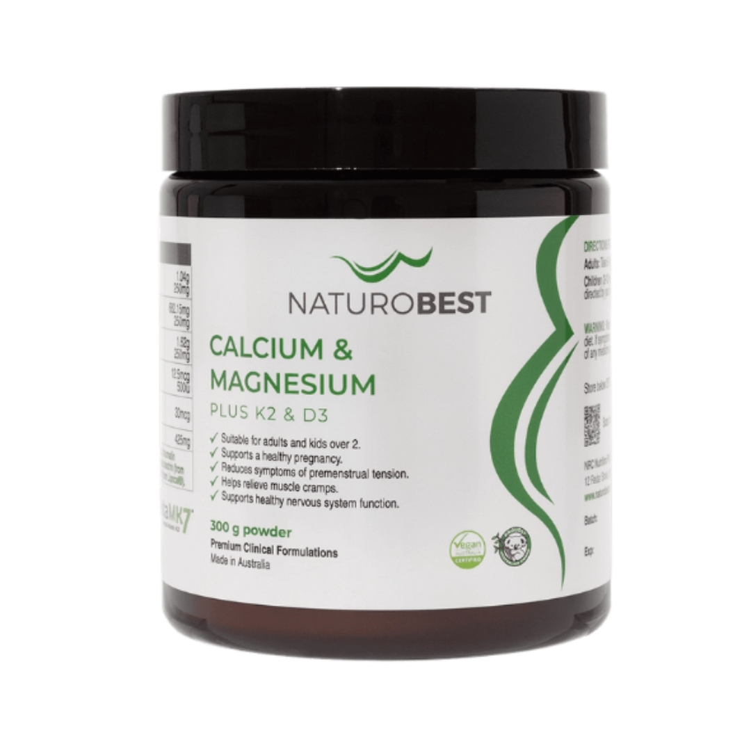 Calcium &amp; Magnesium Plus K2 &amp; D3 300g