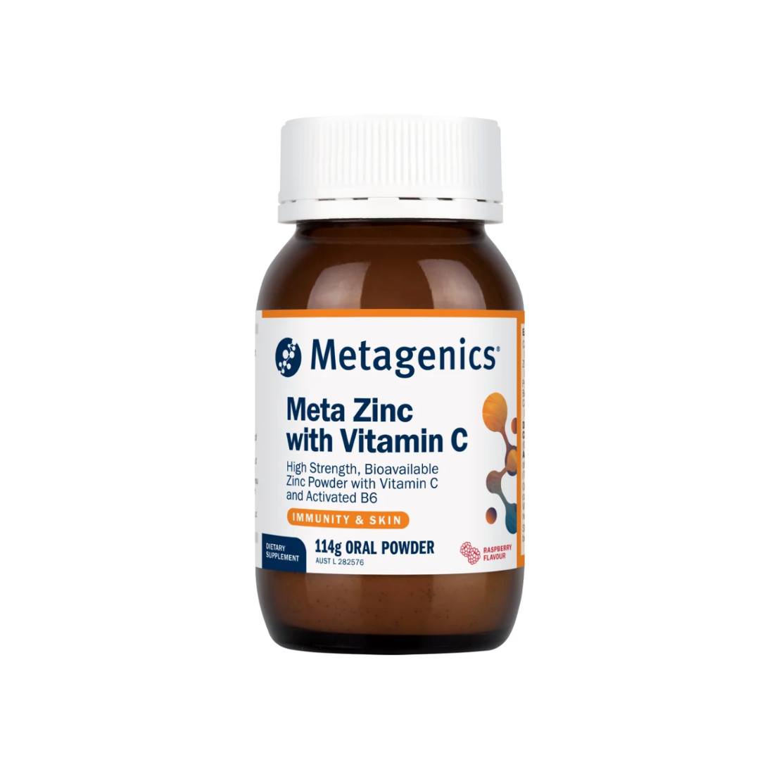 Meta Zinc with Vitamin C Raspberry 114g