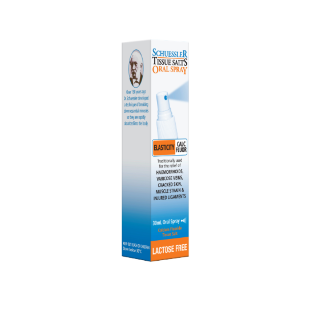 Schuessler Tissue Salts Calc Fluor (Skin Elasticity) Spray 30ml