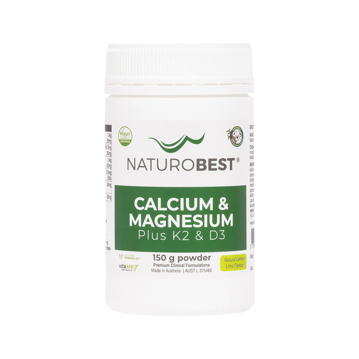 Calcium &amp; Magnesium Plus K2 &amp; D3 150g