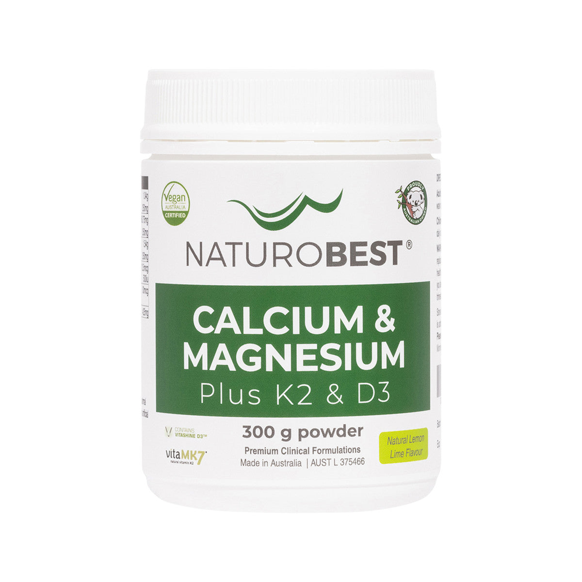 Calcium &amp; Magnesium Plus K2 &amp; D3 300g