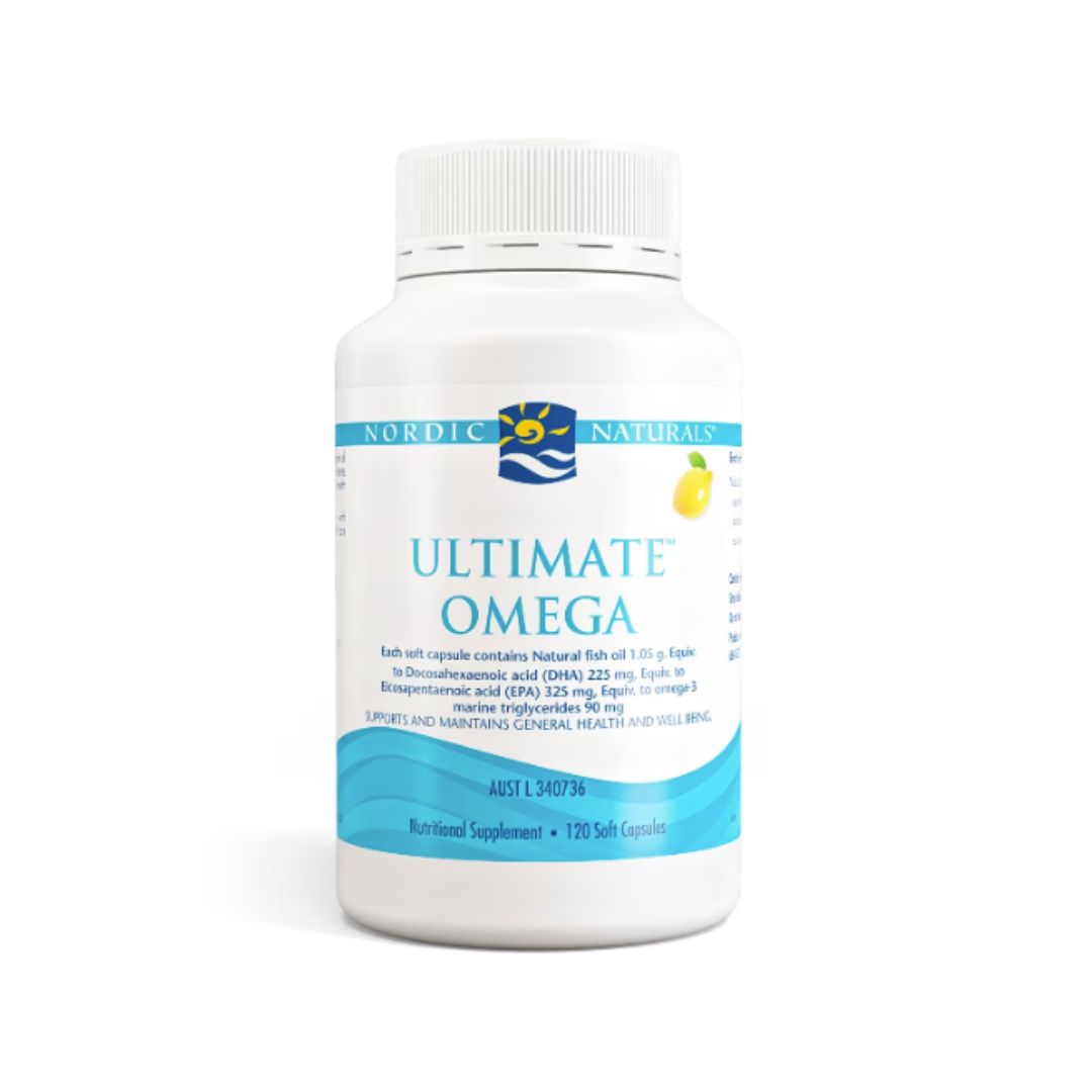 Ultimate Omega Lemon 120Caps Fish Oils