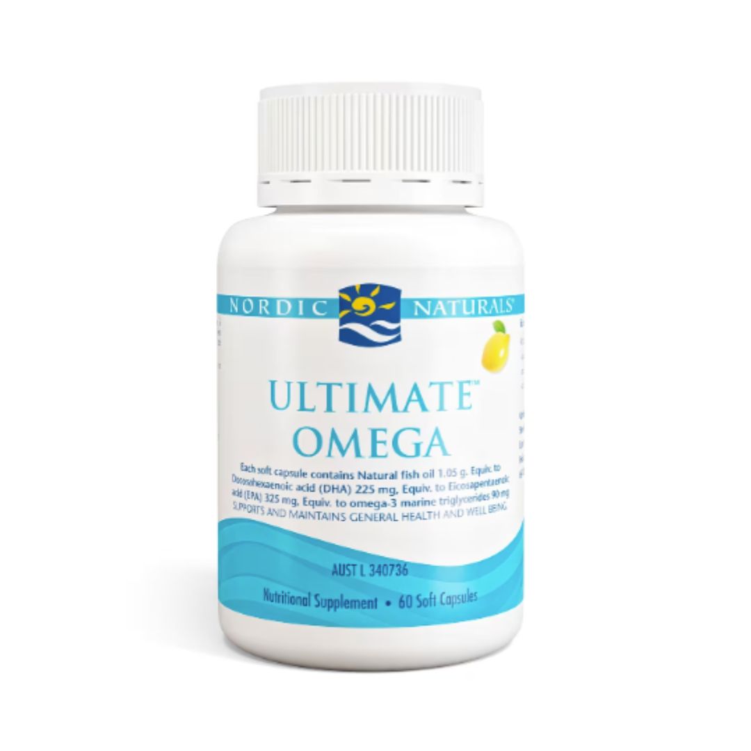 Ultimate Omega Lemon 60caps Fish Oils