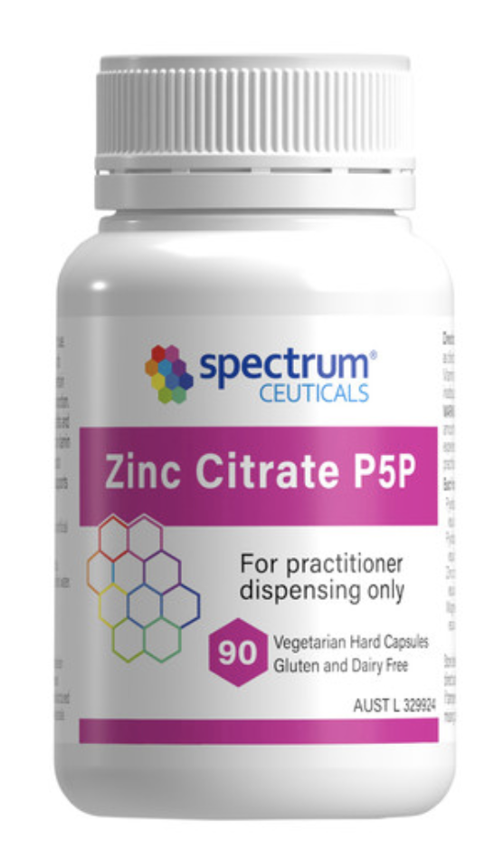 Zinc Citrate P5P 90 caps